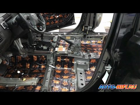 Видео: Полная шумоизоляция и установка аудиосистемы в Nissan X-Trail (T30).