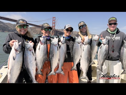 Видео: Незабываемая рыбалка на королевского лосося в Голден Стэйт