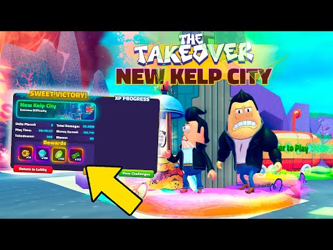 Видео: КАК ЗАРАБОТАТЬ МИЛЛИОНЫ ДОЛЛАРОВ В KELP CITY В SPONGEBOB TOWER DEFENSE