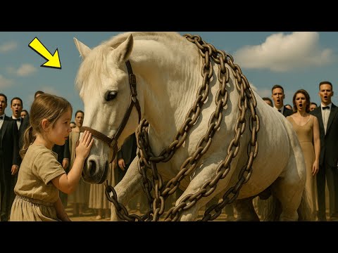 Видео: Дикий жеребец унижает всех на аукционе, пока девочка-сирота не потрясла мир...