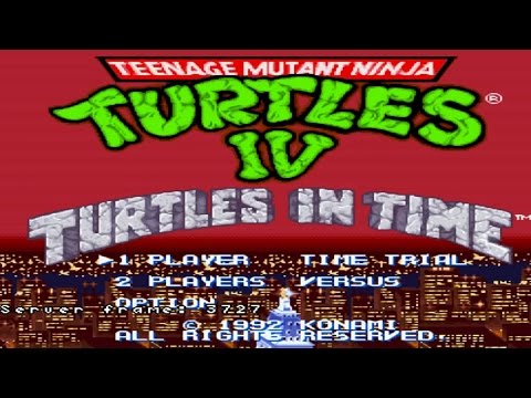 Видео: Teenage Mutant Ninja Turtles 4: Turtles in Time (SNES) полное прохождение