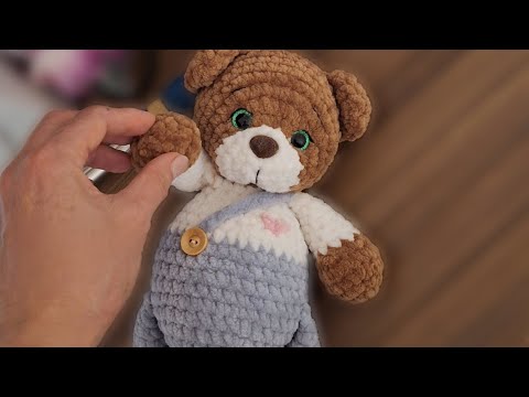 Видео: Мишка вязанный. Часть первая.