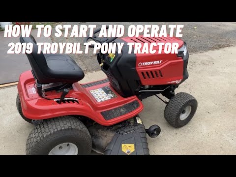Видео: Как запустить и эксплуатировать трактор Troybilt Pony