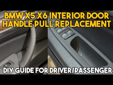 Видео: Замена внутренней ручки двери на Aliexpress для BMW E70 E71 X5 X6 2008-2013. Руководство по самос...