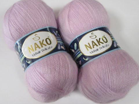 Видео: Стильное вязание спицами. Бюджетная турецкая пряжа NAKO Mohair Delicate из АТБ