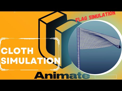 Видео: 15 - Cloth simulation in Maya / Симуляция ткани в Maya