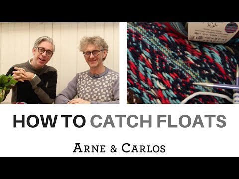 Видео: Как ловить поплавки при вязании многониточных цветных изделий от ARNE & CARLOS