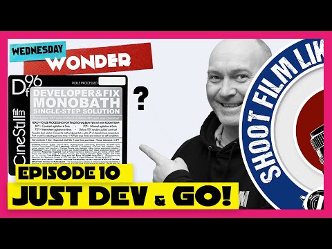 Видео: Проявитель Cinestill Monobath — первая попытка!