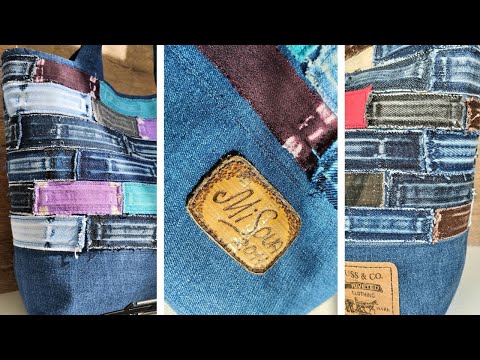 Видео: DIY / КОРЕЙСЬКИЙ СУПЕР мастер класс / Утилизация джинсовых шлёвок от DON KIM