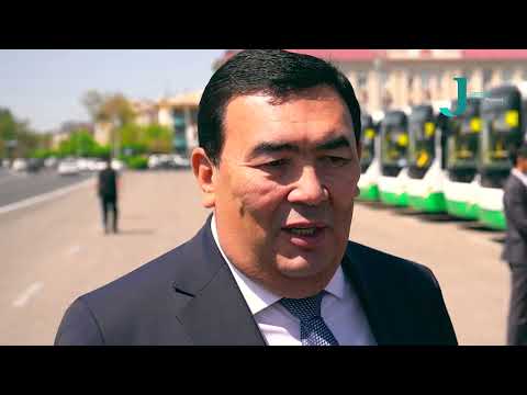 Видео: ТАРАЗҒА ЖАҢА 23 АВТОБУС БЕРІЛДІ
