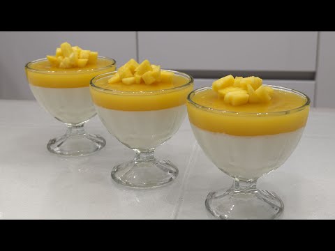 Видео: Королева  десертов! Сливочная Панна Котта с манго!!! Это очень вкусно!!!