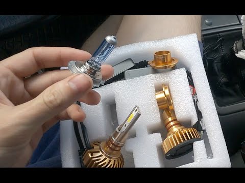Видео: LED против Галоген на Опель Вектра С / Opel Vectra C GTS