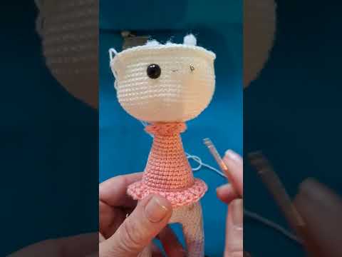 Видео: 40.Вязание амигуруми."Снегурочка".Часть 4.