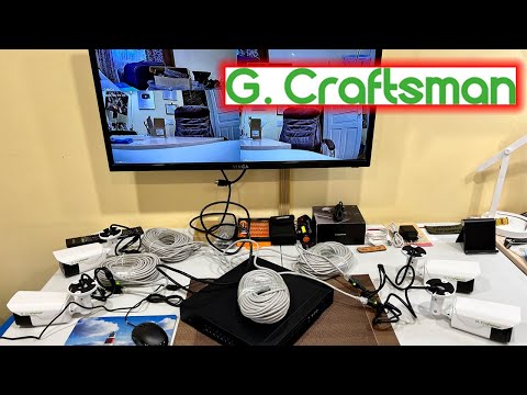 Видео: Комплект POE Sony IMX335 видеонаблюдения G Craftsman подключение