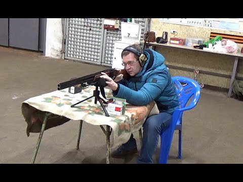 Видео: ИЖ-27ЕМ  Стрельба на кучность пулей Стрела.