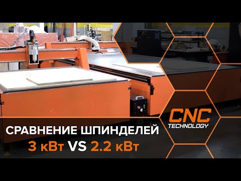 Видео: Сравнение шпинделей 2,2 кВт и 3 кВт на станке Cutter SR