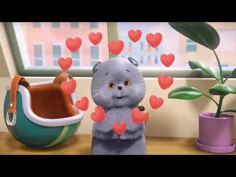 Видео: КОМПЬЮТЕРНАЯ МЫШЬ - Кот Басик - Прикольные мультики про котиков Сборник