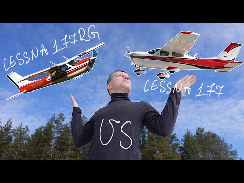 Видео: Cessna 177 против Cessna 177 RG. Кто кого? Cessna Cardinal. Вечерние разговоры об авиации
