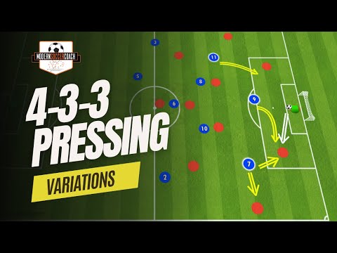 Видео: Прессинг против различных систем в схеме 4-3-3 с Гэри Курнином!!