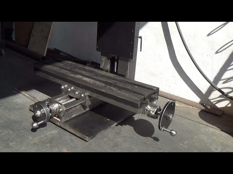 Видео: Фрезерный станок. (Часть 7). Координатный стол, ось Y. Milling machine. Coordinate table, Y axis.