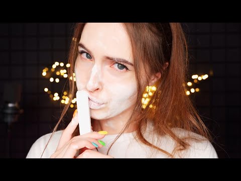 Видео: АСМР Итинг мела 🍴 / ASMR Eating chalk 🍴