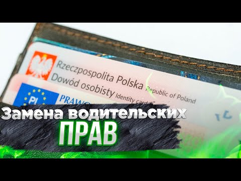 Видео: Замена водительских прав в Польше