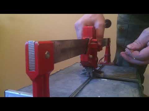 Видео: Плиткорез СуперПро (Super Pro) - Настройка инструмента