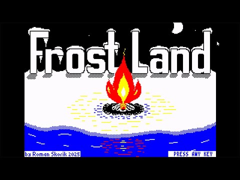 Видео: FrostLand (Hard). YRGB 2025. ZX Spectrum. Прохождение на харде.