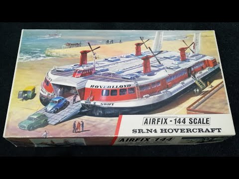 Видео: Самолет на воздушной подушке BHC. SR.N4 от Airfix в масштабе 1/144 (полная сборка)
