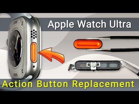 Видео: Замена кнопки действия Apple Watch Ultra