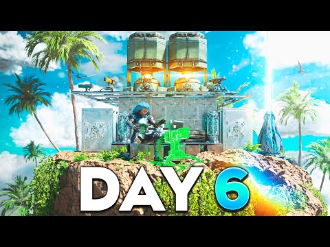 Видео: Укрепление нашего Океанического Столпа и онлайн-рейд на племя жуликов! — ARK PvP