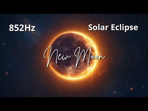 Видео: 852 Гц 🌑 НОВОЛУНИЕ ☀️ СОЛНЕЧНОЕ ЗАТМЕНИЕ • ПРИВЛЕКАЙТЕ ЧУДЕСА, БЛАГОСЛОВЕНИЯ И ЛЮБОВЬ