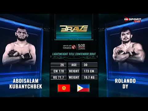 Видео: Кыргызский боец переехал филиппинца / Кубаныч Абдисалам уулу vs Роландо Ди