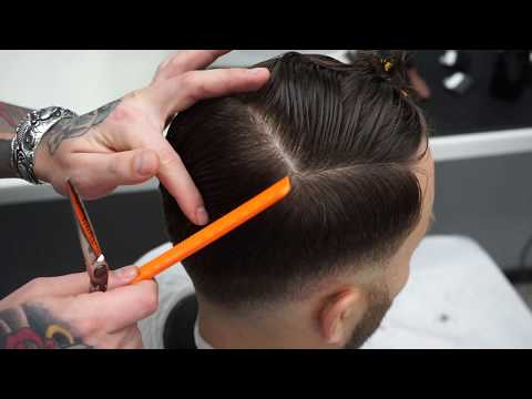 Видео: Gentleman Haircut & fade | мужская стрижка