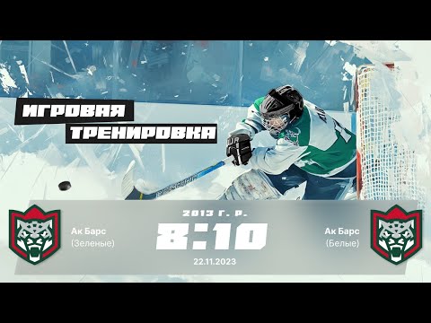Видео: Ак Барс (Зеленые) 8:10 Ак Барс (Белые) 2013 г.р. 22.11.2023 г.