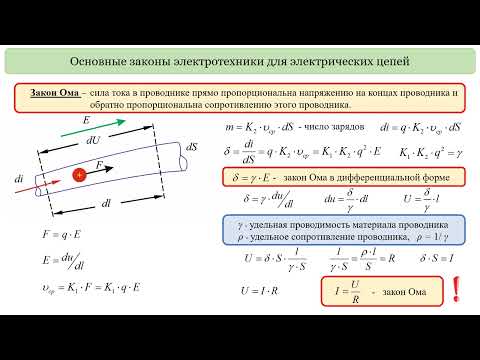 Видео: РГУПС. (ТОЭ) 2 Постоянный ток. Основные законы электротехники.