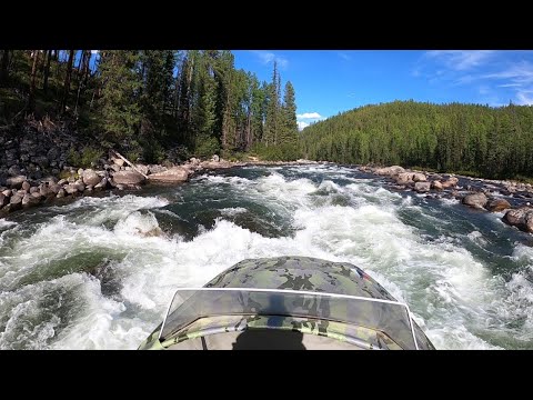 Видео: ОПАСНЫЙ проход ПОРОГОВ,ТЫВА очень ТРУДНОДОСТУПНАЯ река,10км порогов 4-5 категории но это того стоило