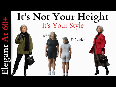 Видео: Рост не имеет значения после 50 — миниатюрная или высокая, стиль не имеет никакого отношения к ро...