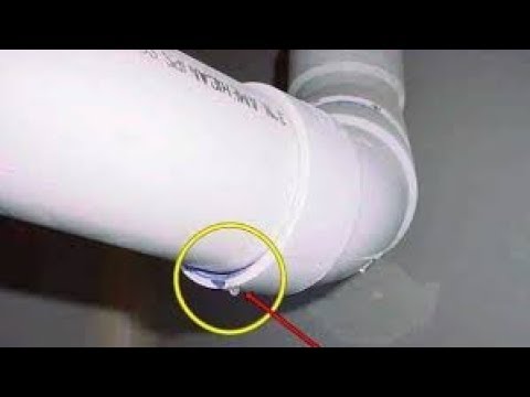 Видео: А трубы тоже плачут )))  Течь пластиковых канализационных соединений.