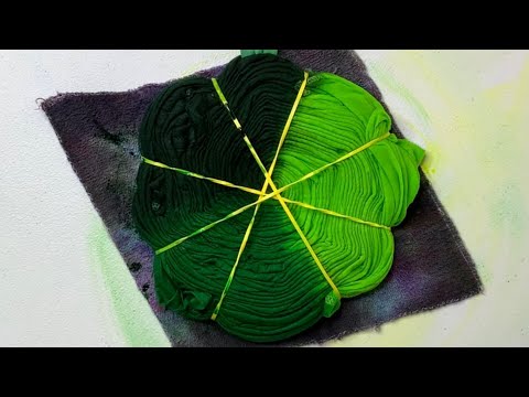Видео: Узор тай-дай: спираль «Они не всегда должны быть розовыми и фиолетовыми»