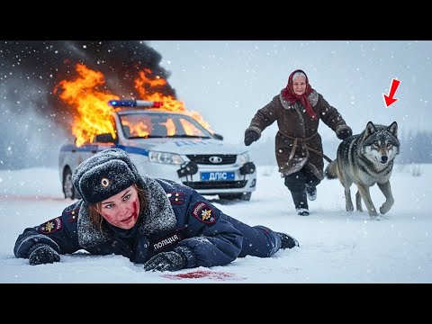 Видео: Старая женщина и волк нашли раненую полицейскую в метели — и это изменило весь Мурманск