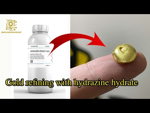 Видео: Аффинаж золота гидразином гидратом. Аффинажный завод. Восстановление золота.