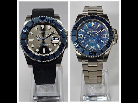 Видео: SEIKO Yacht-Master Titanium+Титановый Синий МЕТЕОРИТ, Ошибка Которая Привела к Сборке 2х Часов!