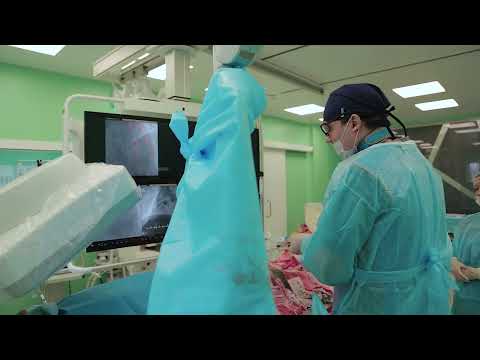 Видео: Стентирование коронарных артерий