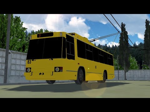 Видео: катаюсь на троллейбусе в micro-trolleybus simulator