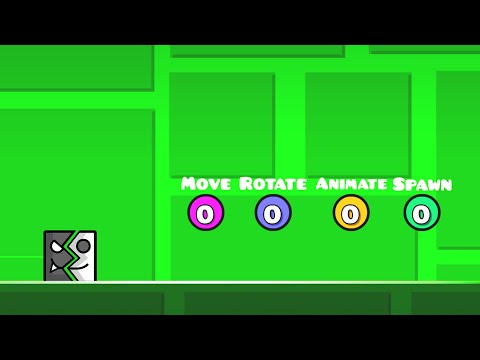 Видео: ТРИГГЕРЫ MOVE, ROTATE, ANIMATE, SPAWN | Geometry Dash