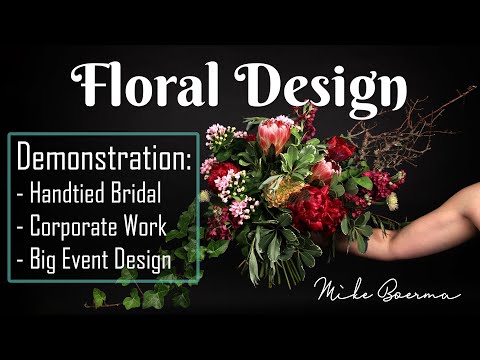 Видео: Создание свадебного букета, связанного вручную, без использования пенопласта и с большой вазой от...