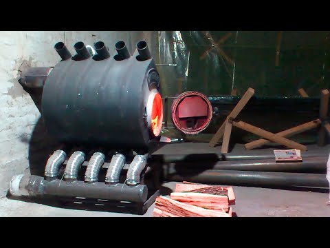 Видео: новый ТРУБОнадув  для БУЛЕРьянА /печь булерьян. Bullerjan