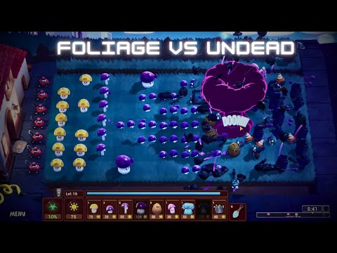 Видео: Выживаем в Foliage vs Undead: Nighttime Survival Edition