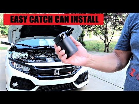 Видео: Honda Civic Catch Can 10-го поколения с возможностью установки #civicsi #catchcan